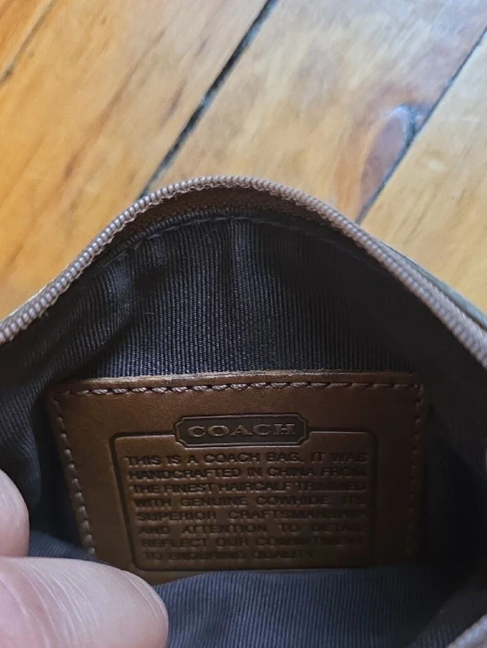 Men's Messenger Crossbody Bag in Brown with Black Strap